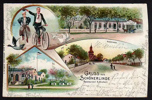 29091 AK Schönerlinde Restaurant Wichert 1902 Wandlitz im Landkreis Barnim