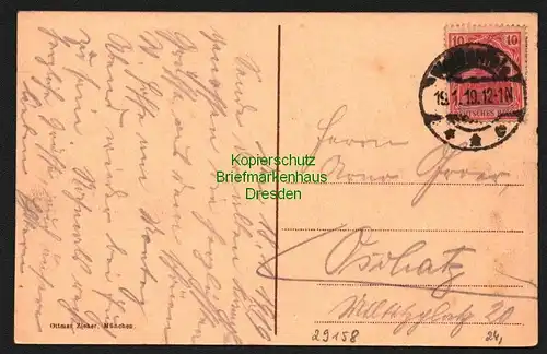 29158 AK Weissenfels Postamt 1919