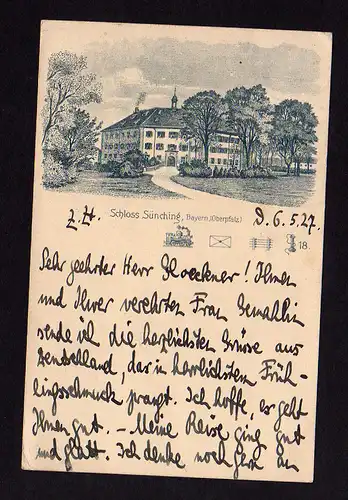27448 AK Schloss Sünching Bayern Oberpfalz