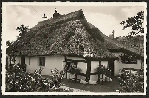 25677 AK Rewahl Fischerhaus am Leuchtturm 1939 Rewal Gryficki