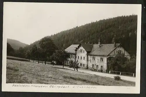 27243 AK Oberpöbel Gaststätte Brauerei