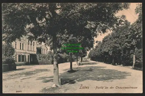 146908 AK Labes 1909 Kaiserhof Partie an der Chausseestrasse Lobez Pommern