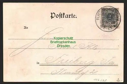 146568 AK Freiberg 1900 IV. Wettin Bundesschiessen Glück Auf Sachsen Festgewand