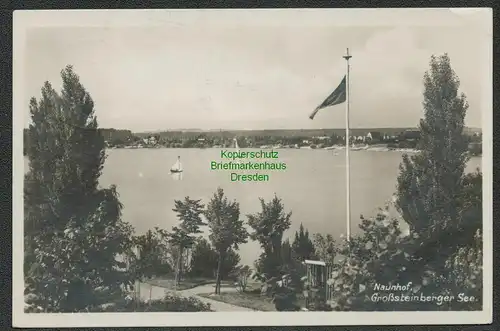 137398 AK Naunhof bei Leipzig Großsteinberger See 1931