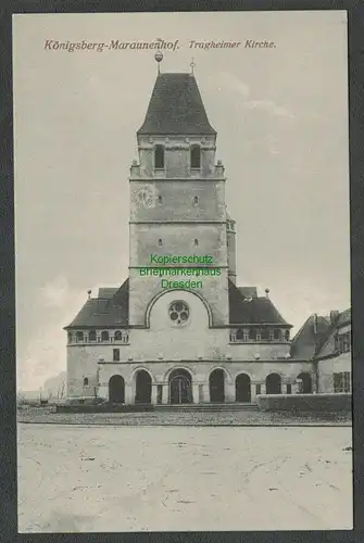 137186 AK Königsberg Ostpreußen um 1915 Maraunenhof Tragheimer Kirche