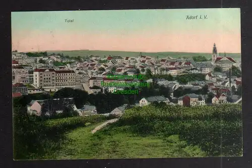 130440 AK Adorf Vogtl. Totale Panorama 1908