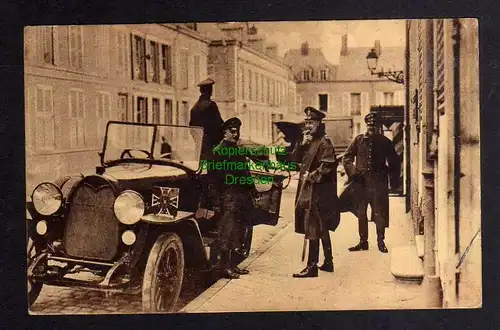 122978 AK Hann. Münden 1918 Der deutsche Kronprinz v seinem Auto Vereinslazarett