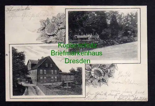119690 AK Freden Leine 1908 zwei Ansichten Gasthaus Röhnkrug Klothskrug