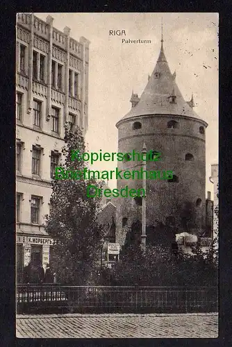 119642 AK Riga Lettland Pulverturm 1916 Feldpost