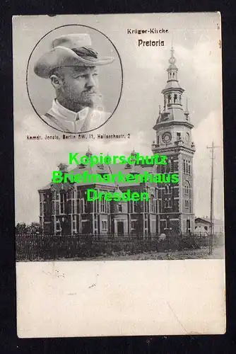 119141 AK Krüger Kirche Pretoria Südafrika 1908 Komdt. Jooste Berlin SW 11