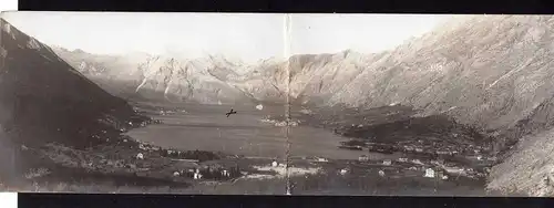 115344 AK Kotor Котор Cattaro 1910 seltene Klapp Fotokarte Panorama