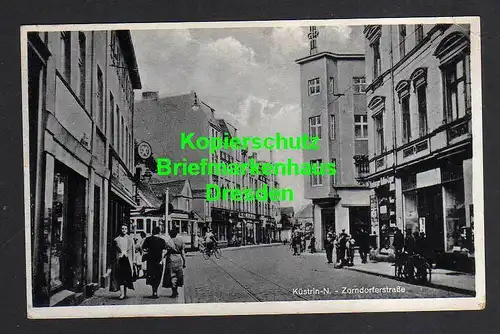 115973 AK Küstrin Neustadt Zorndorferstraße 1942 Feldpost