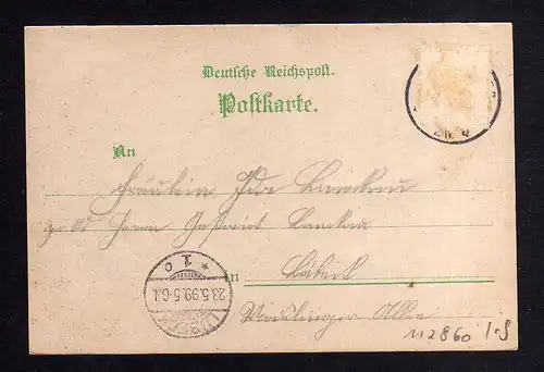 112860 AK Waldesruh bei Ratzeburg Gasthaus Litho 1899