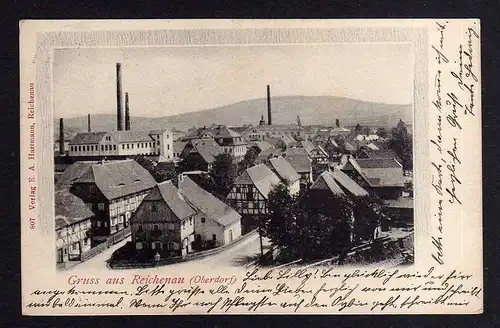 104986 AK Reichenau Sachsen Oberdorf 1902