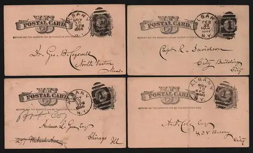 B11874 USA stationery 1886 1887 Albany New York Masonic Relief Association