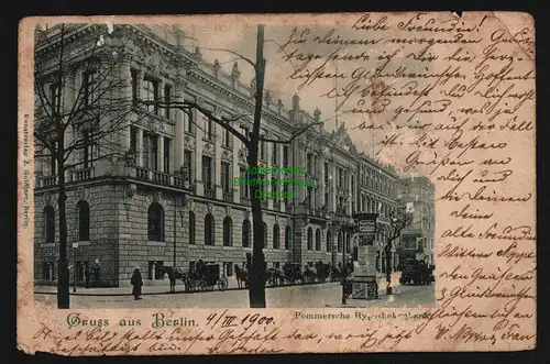 148231 AK Berlin 1900 Pommersche Hypothekenbank
