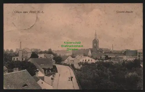 148071 AK Peitz N.-L. Panorama 1909