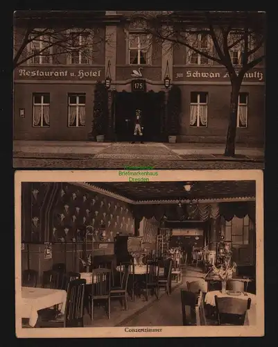 148234 2 AK Potsdam Restaurant und Hotel zum Schwan 175 Jahre