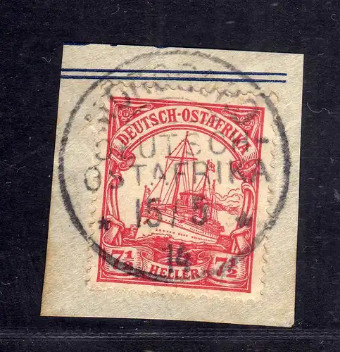 B2595 Ostafrika Luxus Briefstück Morogoro 1914