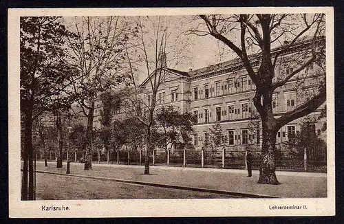 82479 AK Karlsruhe Lehrerseminar II Feldpost 1918
