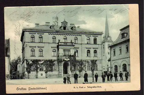 79305 AK Grottau Deutschböhmen Post Telegraphenamt 1904