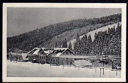 60351 AK Oberpöbel Gasthof Brauerei Schmiedeberg Kipsdorf um 1930