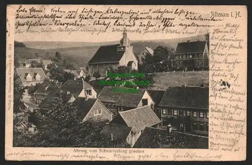 143240 AK Altenau Harz 1905 vom Schwarzenberg gesehen