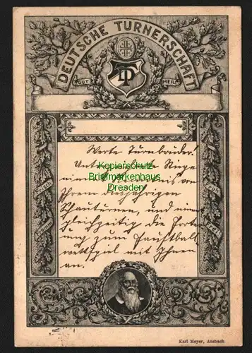 142806 AK Chemnitz Gablenz 1911 Deutsche Turnerschaft Jahn Sport