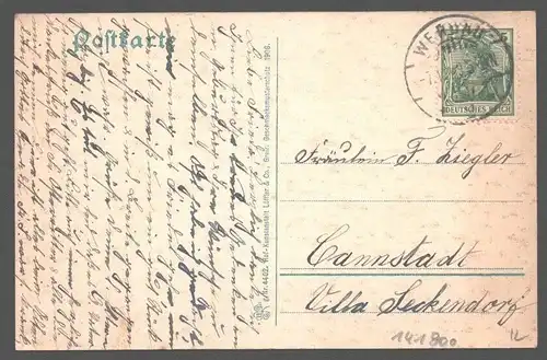 141800 AK Teichwolframsdorf bei Werdau Erholungsheim 1909