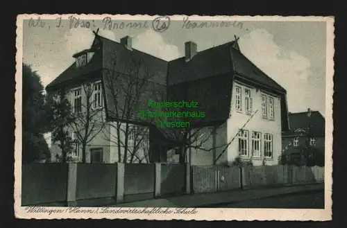 139905 AK Wittingen Hann. Landwirtschaftliche Schule um 1925