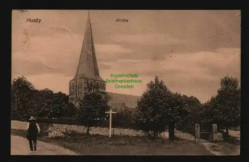 134427 AK Husby Kirche 1913