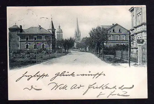 106256 AK Lichtenfels Oberfranken 1903 Blick katholischer Stadtpfarrkirche und O