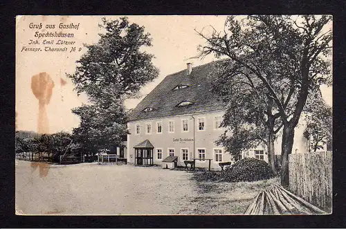 105841 AK Spechtshausen Gasthof Hintergersdorf 1917