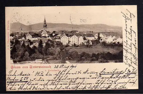 106265 AK Untersteinach bei Kulmbach 1901