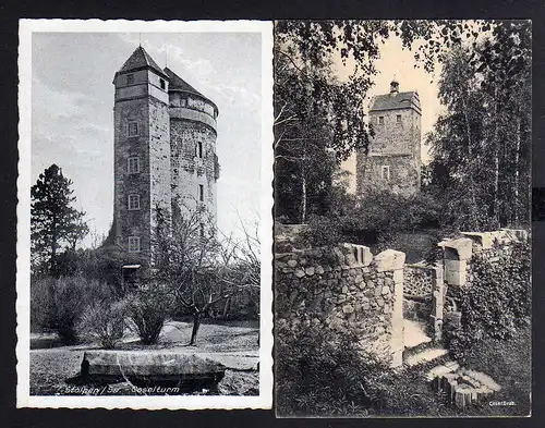 104994 2 AK Stolpen Sa. Coselturm Schloß Stolpen Coselgrab 1912