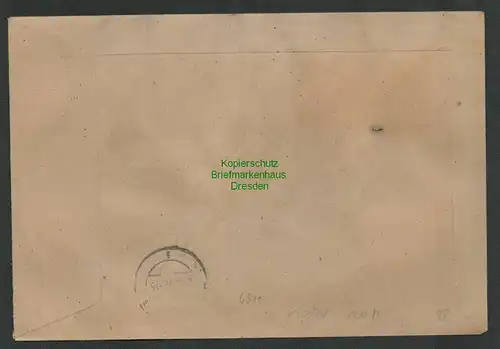 B6910 Brief Generalgouvernement 120 - 124 mit Plf. 120 II Krakau 1944 n Radeberg