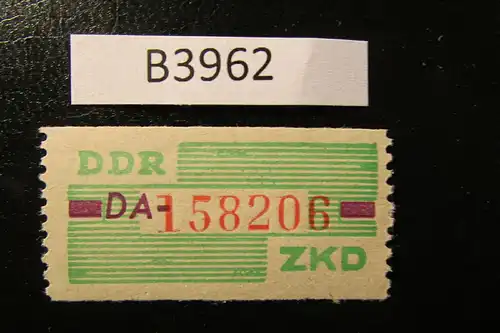 B3962 DDR ZKD B 24 DA ** Original postfrisch