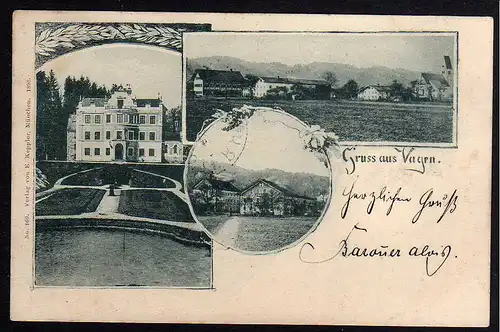 71772 AK Vagen Feldkirchen-Westerham 1898 Villa Schloß (?)