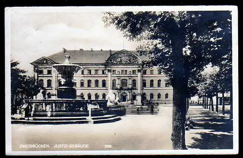 66107 AK Zweibrücken Justiz Gebäude Gericht 1934