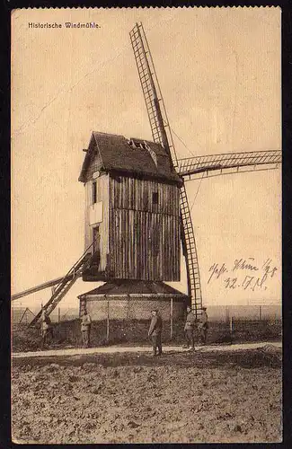 66456 AK Saint-Quentin Zaint-Quinten Frankreich Windmühle Mole 1916