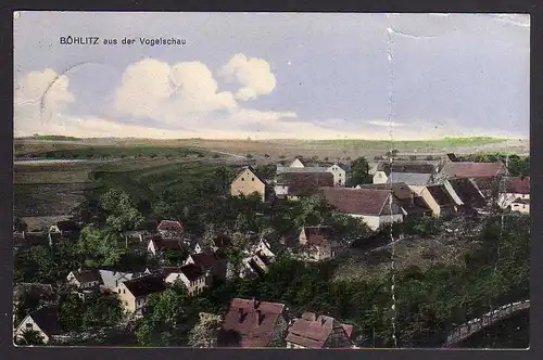 66707 AK Böhlitz aus der Vogelschau 1909