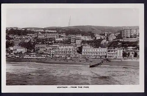 34077 AK Ventnor Isle of Wight 1928, ungelaufen, datiert