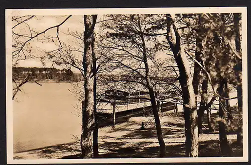 35093 AK Schwimmende Jugendherberge 2 Peetzsee bei Grünheide 1937 Erkner