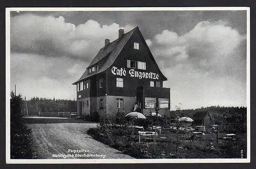 35378 AK Oberbärenburg Waldidylle Cafe Zugspitze Pension um 1930