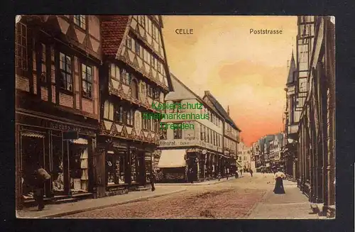 130119 AK Celle Poststraße 1907 Optiker