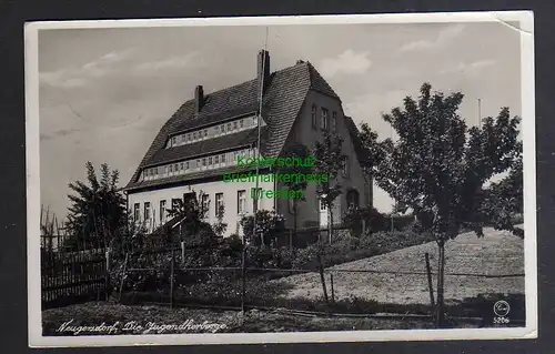 128218 AK Neugersdorf Die Jugendherberge Fotokarte 1938