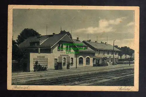 127941 AK Rodewisch Bahnhof Gleisseite 1928