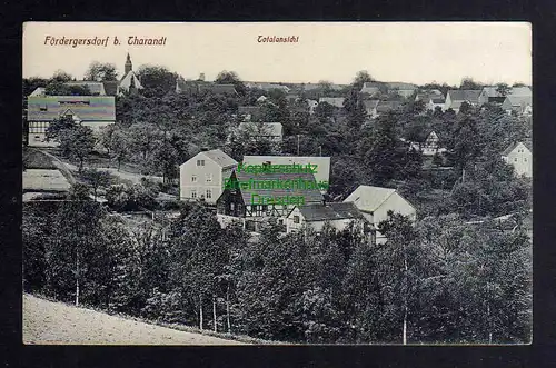 126568 AK Fördergersdorf Kurort Hartha Tharandt um 1910