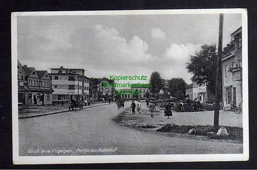 125794 AK Pagegiai Pogegen Litauen Partie am Bahnhof um 1935