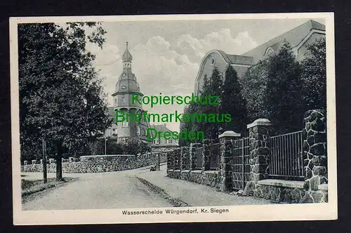 120673 AK Würgendorf  Kreis Siegen Wasserscheide 1955
